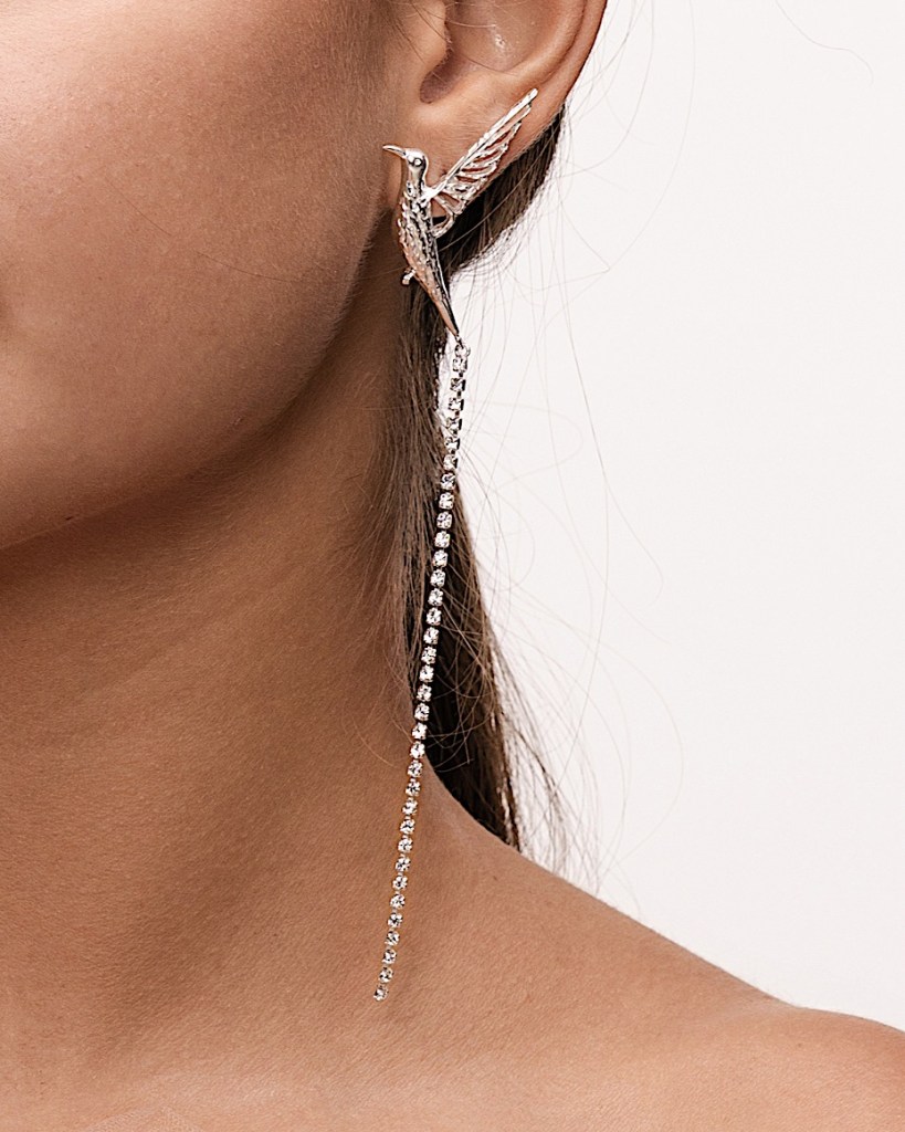 Mockingbird Ohrringe in Sterling Silber mit Presciosa Kristallen aus der JK JESSICA KAISER Kollektion